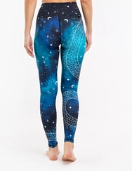 Veselé fitness legíny Noční drak