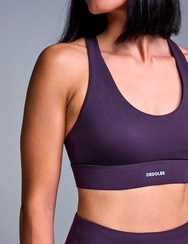 Športový top Tmavofialový moment