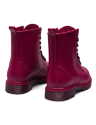 Bordové dámske gumáky