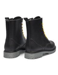 Черно-сиви дамски ботуши за дъжд