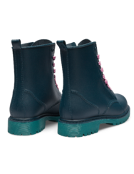 Stivali da pioggia da donna, azzurro smeraldo