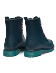 Smaragdově modré dámské gumáky