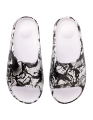 Sandales rigolotes chunky Taches noires et blanches Sandales rigolotes chunky Taches noires et blanches