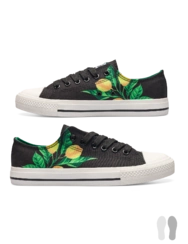 Veselé plátenné tenisky Citróny