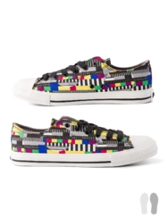 Veselé plátenné tenisky Monoskop