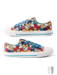 Veselé plátenné tenisky Vtipné príšerky