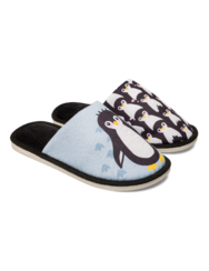 Vidám házi papucs Téli pingvin