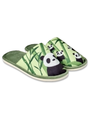 Veselé papuče Pandy a bambus