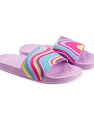 Veselé pantofle Barevné vlny