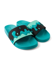 Veselé šľapky Tyrkysové kvapky