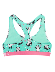 Women's Bralette Panda & Hearts