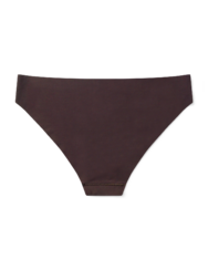 Slip senza cuciture da donna marrone cioccolato