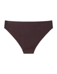 Čokoládově hnědé dámské bezešvé kalhotky