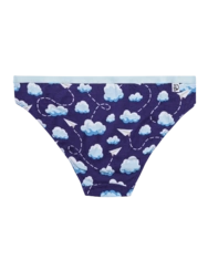 Culotte rigolote pour femmes Avions en papier et nuages Culotte rigolote pour femmes Avions en papier et nuages