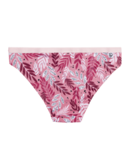 Women's Briefs Pink Leaves