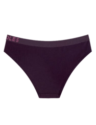 Slivovo vijolične ženske hlačke iz modala