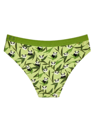 Vidám női alsó modállal Pandák és bambusz