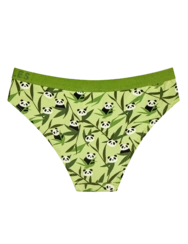 Živahne ženske hlačke iz modala Pande in bambus