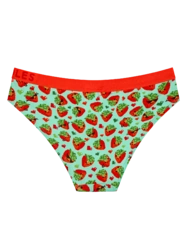 Živahne ženske hlačke iz modala Točkaste jagode