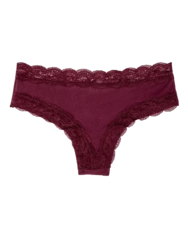 Culotte en dentelle bordeaux pour femmes Culotte en dentelle bordeaux pour femmes