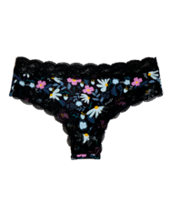 Ženske čipkaste hlačke Vijolično cvetje