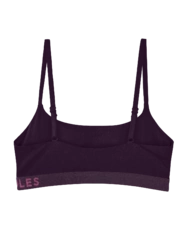 Slivovo vijoličen ženski modrček iz modala