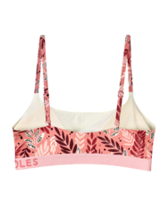 Női melltartó modállal Rózsaszín levelek