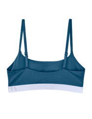 Sötét petróleumszínű női melltartó modállal