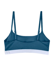 Temno turkizen ženski modrček iz modala