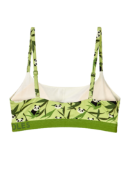 Vidám női melltartó modállal Pandák és bambusz