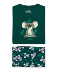 Veselé dámske pyžamo Koala a listy