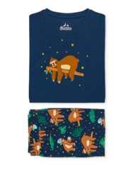 Veselé dámske pyžamo Ospalý leňochod