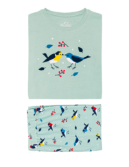 Весела дамска пижама Пеещи птици