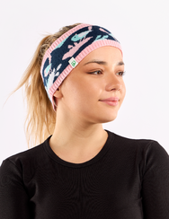 Fascia a maglia Buonumore da donna Uccelli invernali