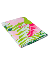 Round Beach Towel Tropical Flamingo