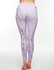 Gym Leggings Lavender Flowers