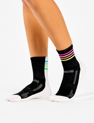 Весели дълги функционални чорапи Цветна дъга