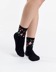 Veselé funkčné lýtkové ponožky Farebné kvapky