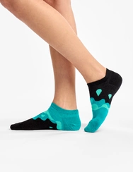 Ponožky do tenisiek Tyrkysové kvapky