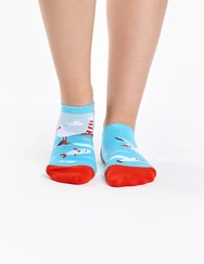 Veselé ponožky do tenisek Racek