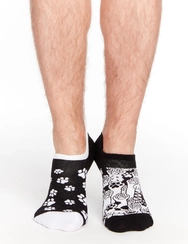 Veselé ponožky do tenisiek Mačacie labky