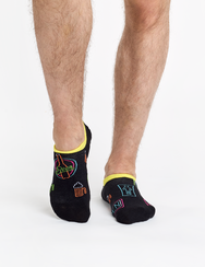 Sneaker Socks Neon Beer