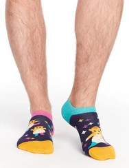 Veselé ponožky do tenisiek Párty škrečky