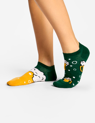 Весели чорапи за маратонки Бира и балончета