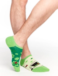 Veselé ponožky do tenisek Čtyřlístek pro štěstí