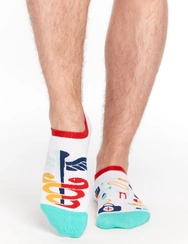 Veselé ponožky do tenisiek Zdravie
