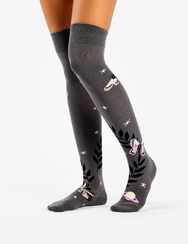 Весели чорапи над коляното Нощни пеперуди