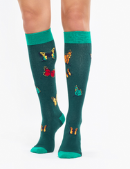 Весели чорапи до коляното Красиви пеперуди