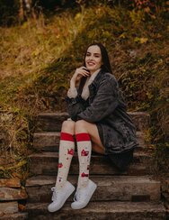 Knee High Socks Snowland