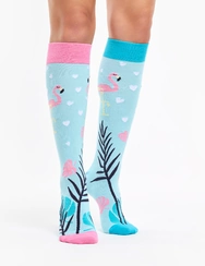 Veselé podkolienky Zamilované plameniaky